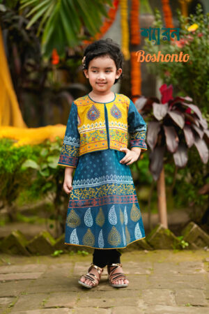 Slap cotton - Block Print & Embroidery